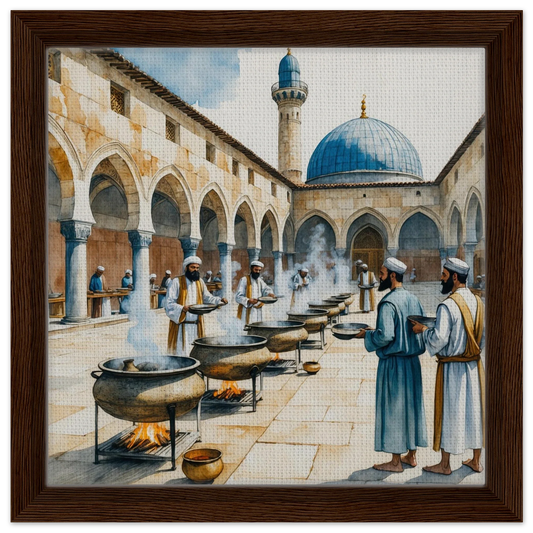 The Ottoman imarets, free soup kitchens, art print by Riwayah