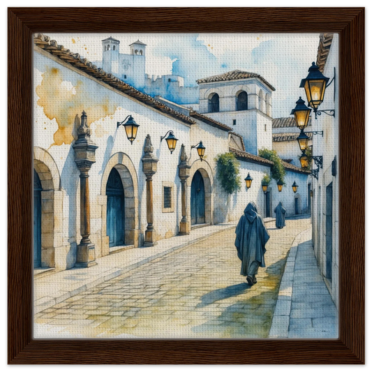 The streets of Cordoba, Andalusian art print by Riwayah