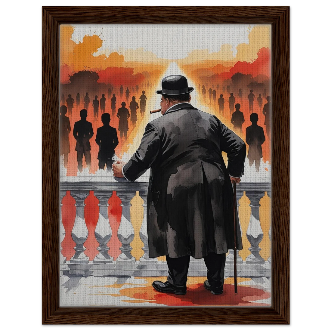 Riwayah art print on Churchill and the Bengal famine of 1943