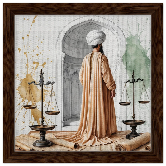 Riwayah art print of Suleiman the Lawgiver and the Kanun