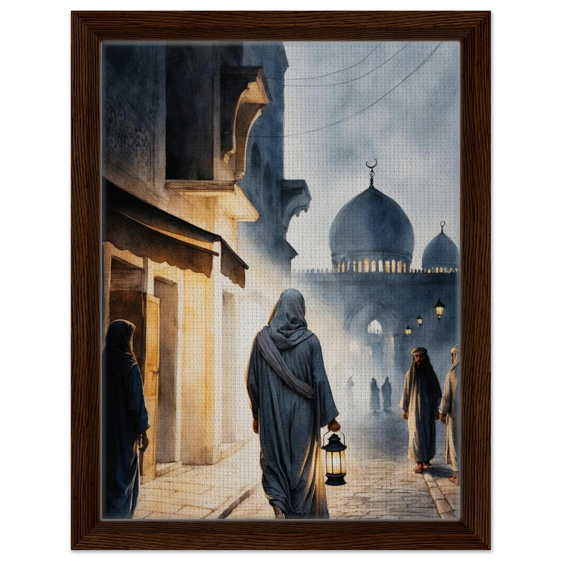 Riwayah art print of Harun al-Rashid's night inspections of Baghdad