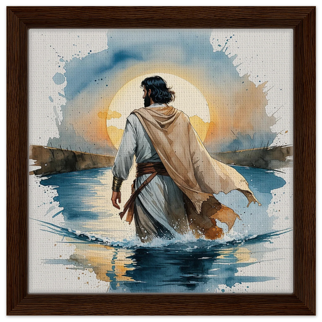 Riwayah art print of Abd al-Rahman I, the Falcon of Andalus
