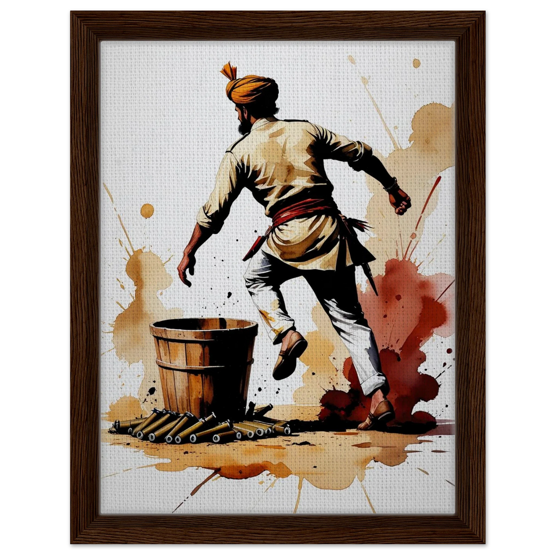 Riwayah art print of the Sepoy Rebellion of 1857