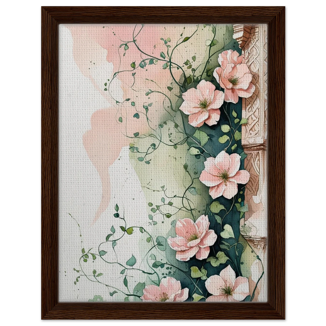 Andalusian Bloom, Islamic geometric atmospheric art print by Riwayah