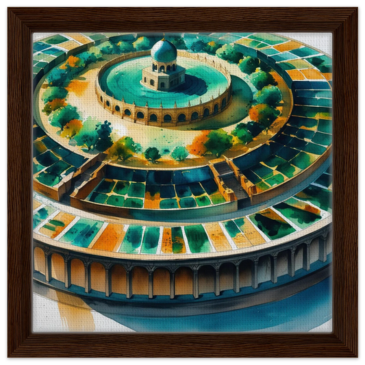 Riwayah art print of the House of Wisdom in Baghdad