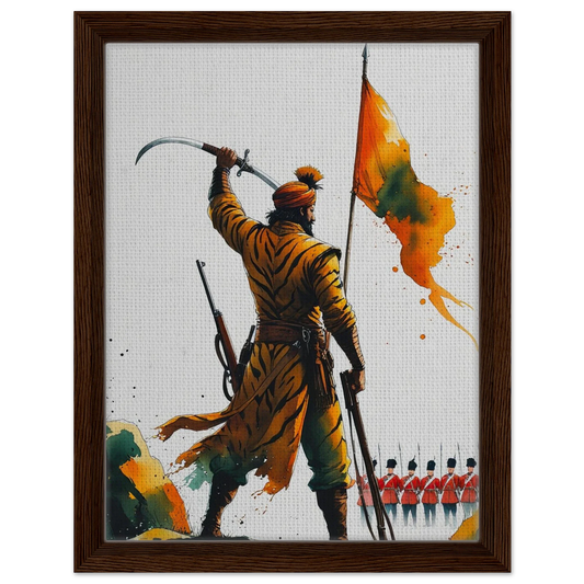 Riwayah art print of Tipu Sultan's last stand at Seringapatam